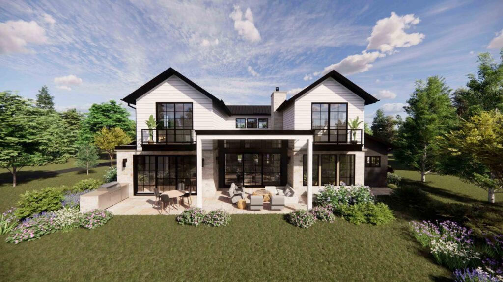 Orchard Avenue Boulder Colorado Custom Home back | Chanin Development
