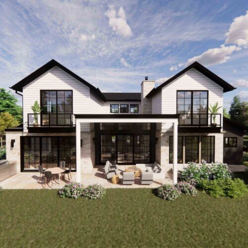 Orchard Avenue Boulder Colorado Custom Home back | Chanin Development